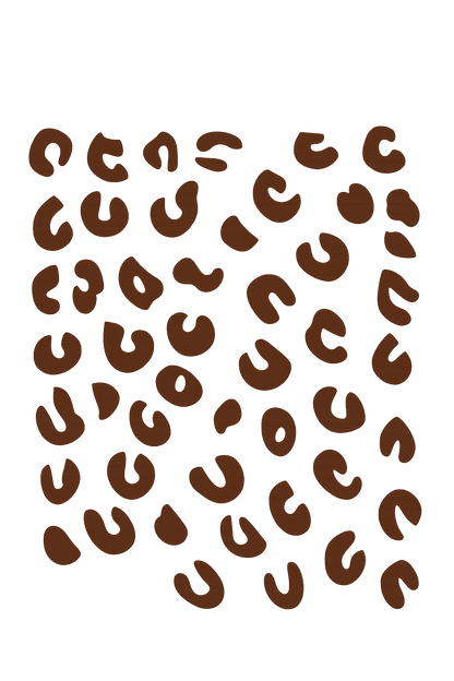 kit stickers vélo léopard